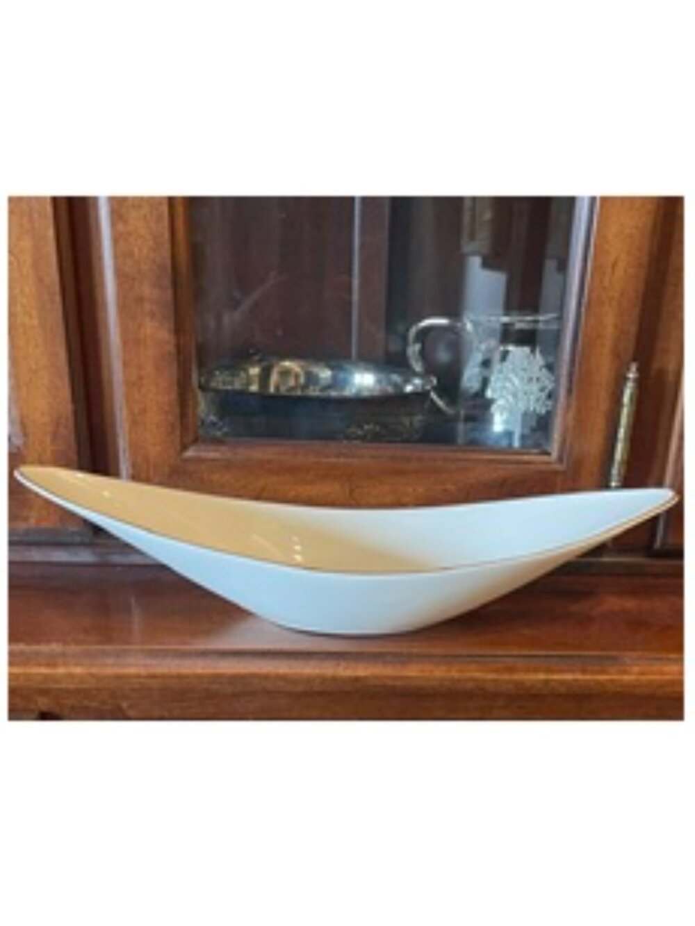 Large Size Lenox Boat Serving Bowl 15 1/4" Long Oval